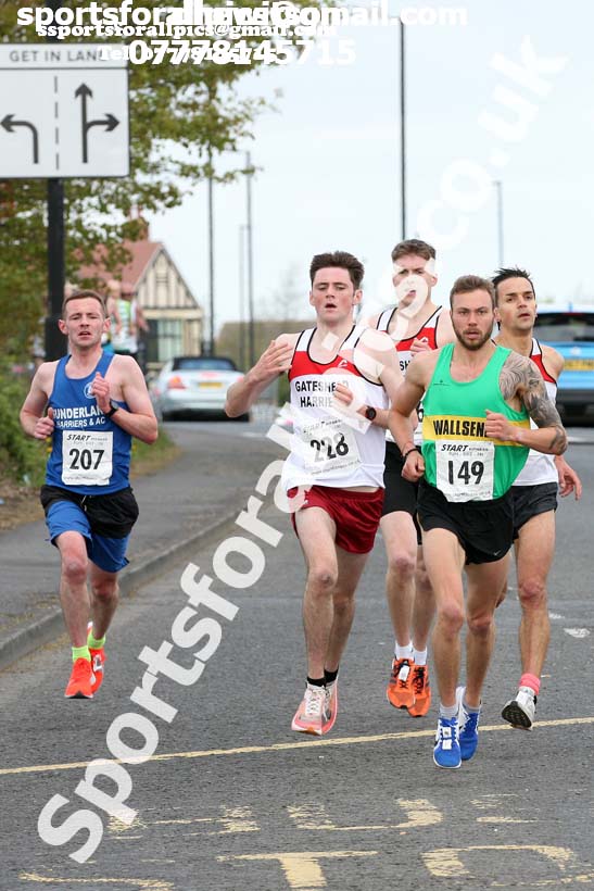 Terry O'Gara Memorial 5k Road Race, Wallsend. Photo:  David T. Hewitson/Sports for All Pics